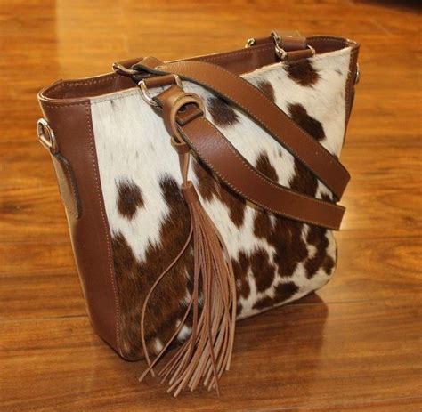 inexpensive cowhide purses